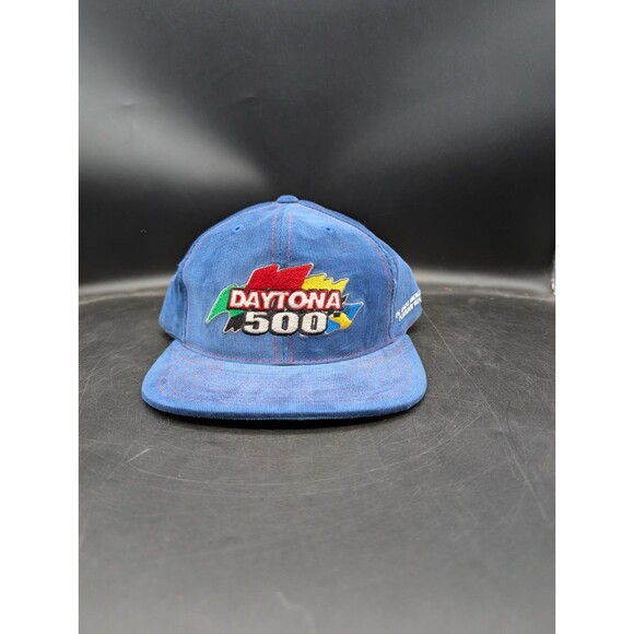 Vintage 1999 Daytona 500 Snapback Hat NASCAR The Great American Race Blue RARE - Picture 1 of 6